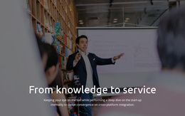 From Knowledge To Service