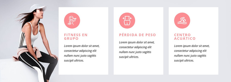 Programas de fitness y clases especializadas Tema de WordPress