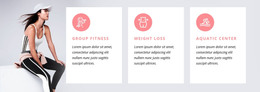 Fitness Programs And Specialty Classes - Web Development Template