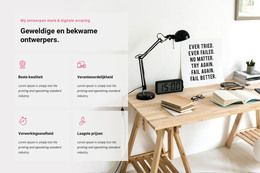 HTML-Site Voor We Ontwerpen Digitale Ervaring