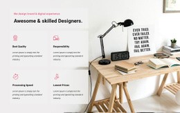 Vi Designar Digital Upplevelse - HTML Website Builder