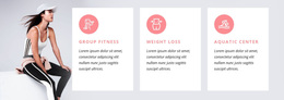 Fitness Programs And Specialty Classes Template Design