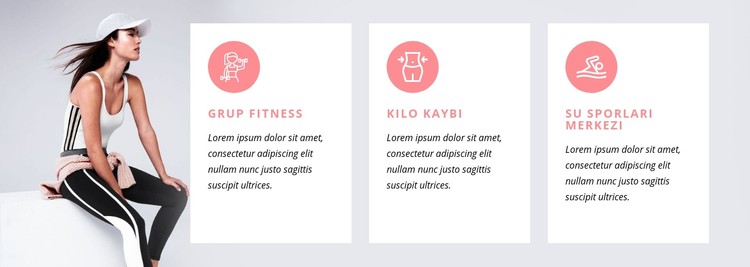 Fitness programları ve uzmanlık dersleri CSS Şablonu