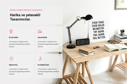 Dijital Deneyim Tasarlıyoruz - WordPress Teması Ilhamı