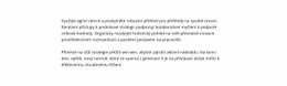 Text Bez Záhlaví - Responzivní HTML Šablona