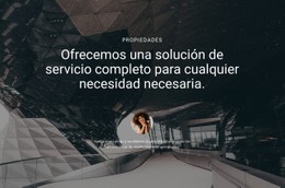 Ofrezca Una Solución De Servicio Completo Plantilla HTML CSS Sencilla