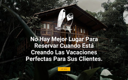 Vacaciones Para Sus Clientes: Plantilla De Sitio Web Sencilla