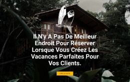 Des Vacances Pour Vos Clients - Maquette Web