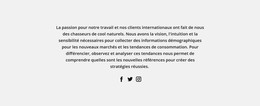 Texte Et Icônes Sociales