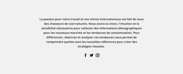 Texte Et Icônes Sociales