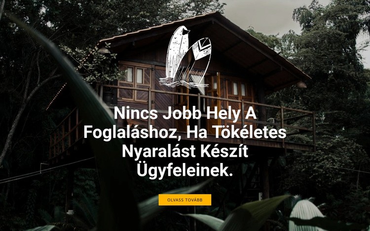 Nyaralás ügyfelei számára CSS sablon