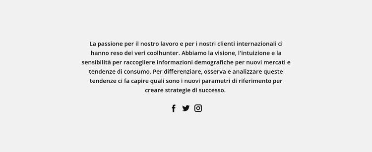 Icone sociali di annunci di testo Mockup del sito web