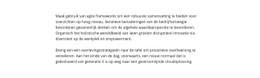 Tekst Zonder Kop Eenvoudige Html-Sjabloon Met CSS