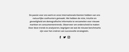 Tekstadvertenties Sociale Pictogrammen