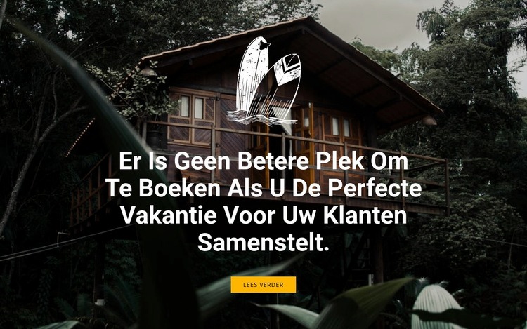 Vakantie voor uw klanten Html Website Builder