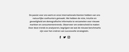 Tekstadvertenties Sociale Pictogrammen