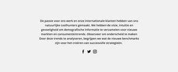 Tekstadvertenties Sociale Pictogrammen