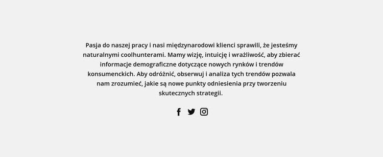 Ikony społecznościowe reklam tekstowych Szablony do tworzenia witryn internetowych