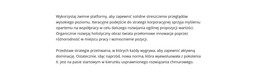 Tekst Bez Nagłówka - Responsywny Szablon HTML