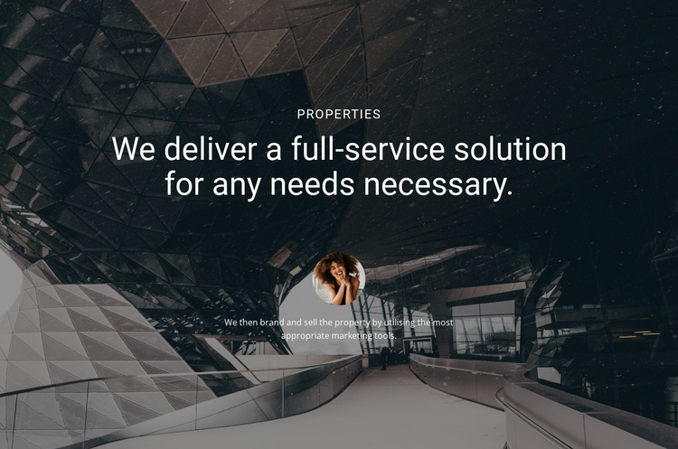 Deliver a full-service solution  Website Design