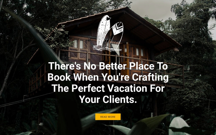 Vacation for Your Clients Website Template