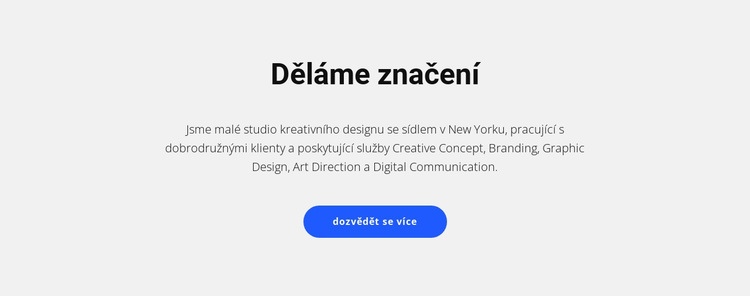 Pro značky, které prodávají věci Šablona CSS