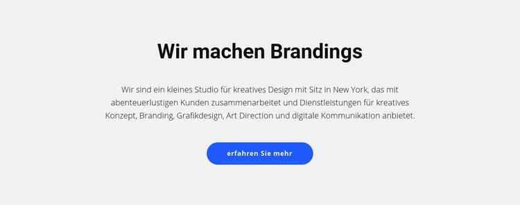 Für Marken, die Sachen verkaufen Website design