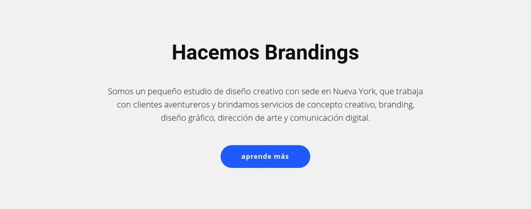 Para marcas que venden cosas Maqueta de sitio web