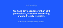 Mobile Friendly Websites - Best Homepage Design