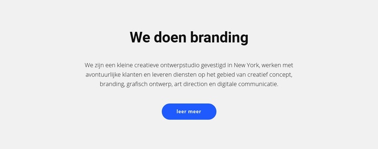 Voor merken die spullen verkopen HTML5-sjabloon