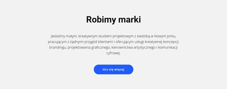 Dla marek, które sprzedają rzeczy Szablon CSS