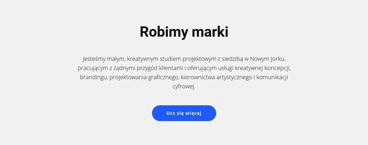 Dla marek, które sprzedają rzeczy Szablon HTML5