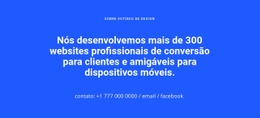 Sites Otimizados Para Celular - Construtor De Sites Responsivos