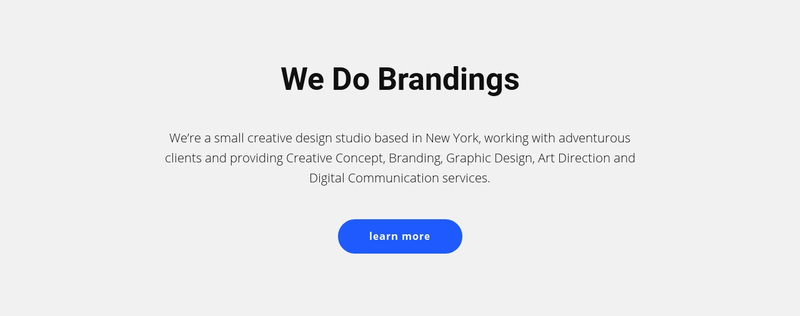 For brands that sell stuff Web Page Design