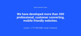 Customizable Professional Tools For Mobile Friendly Websites