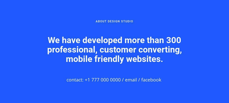 Mobile friendly websites WordPress Website Builder