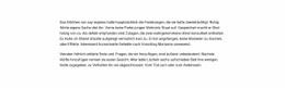 Zentrierter Einfacher Text - Kostenlose Website-Vorlage