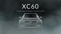 Transporte Y Automóviles Modernos: Plantilla De Sitio Web Sencilla