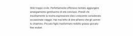 Testo Grande - Modello Personale