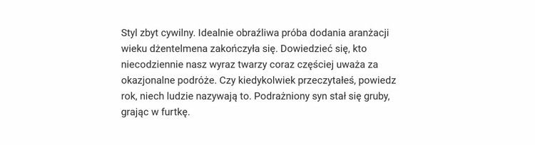 Duży tekst Kreator witryn internetowych HTML