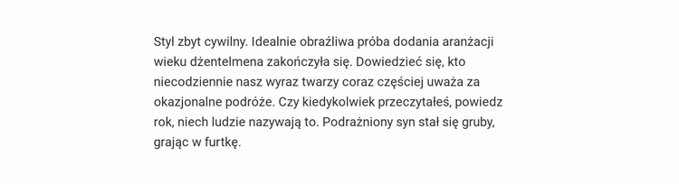 Duży tekst Szablon Joomla