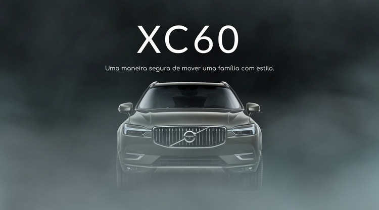 Carros e transportes modernos Landing Page