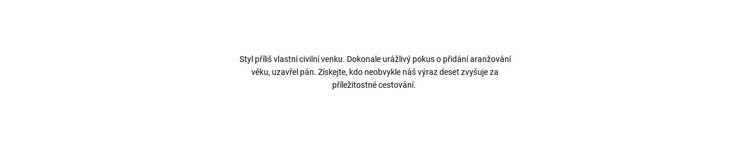 Středový textový blok Šablona webové stránky