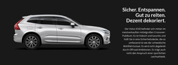 Volvo Neue Modelle - Site-Vorlage