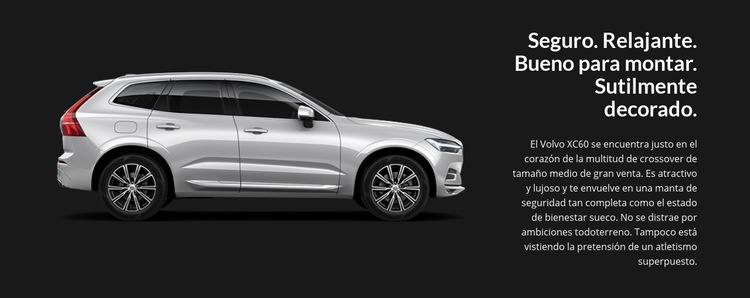 Nuevos modelos Volvo Diseño de páginas web