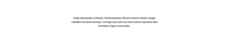 Bloque de texto centrado Plantilla HTML5