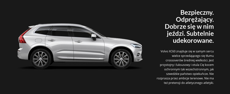 Nowe modele Volvo Szablon HTML