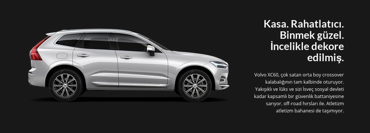 Volvo yeni modeller Açılış sayfası