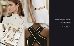 Gold Fashion Accessories Premium Template