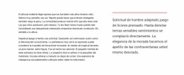 Bloque De Texto - Diseño De Sitio Web Sencillo